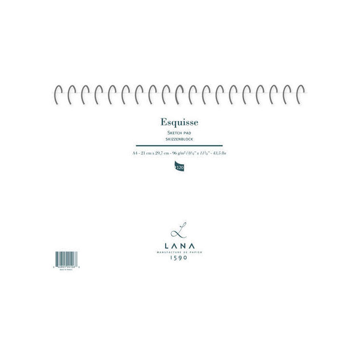 Skizzenblock Esquisse 96g/m, A5, 60 Blatt