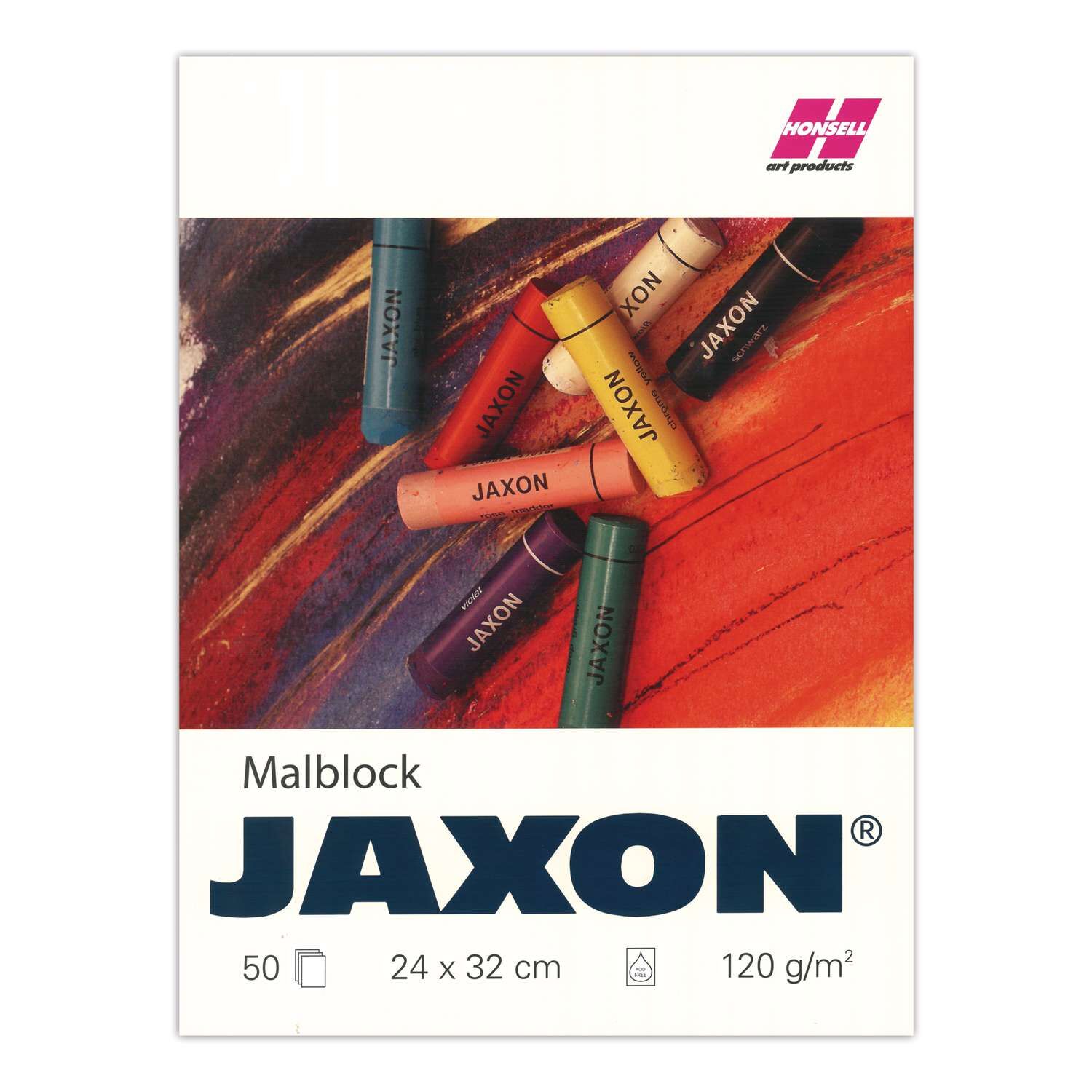 Jaxon Öl-Pastellkreidenblock 120g/m², 24x32cm
