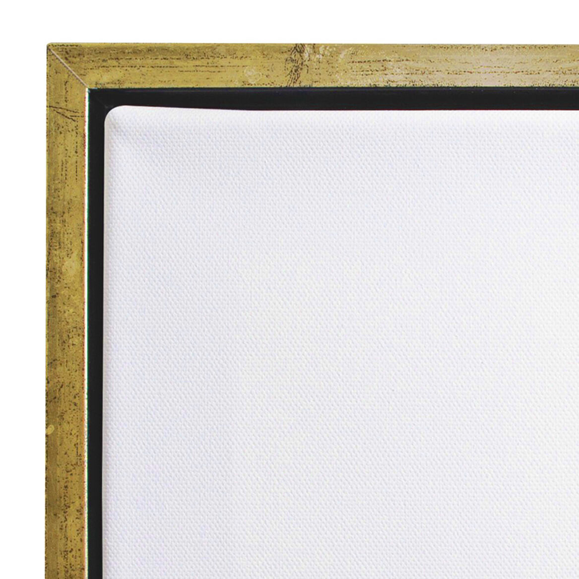 NEU Keilrahmen in Bilderrahmen mit Schattenfuge Gold, 20 x 20 cm KR + Schrauben - 1 Stück Bild 2