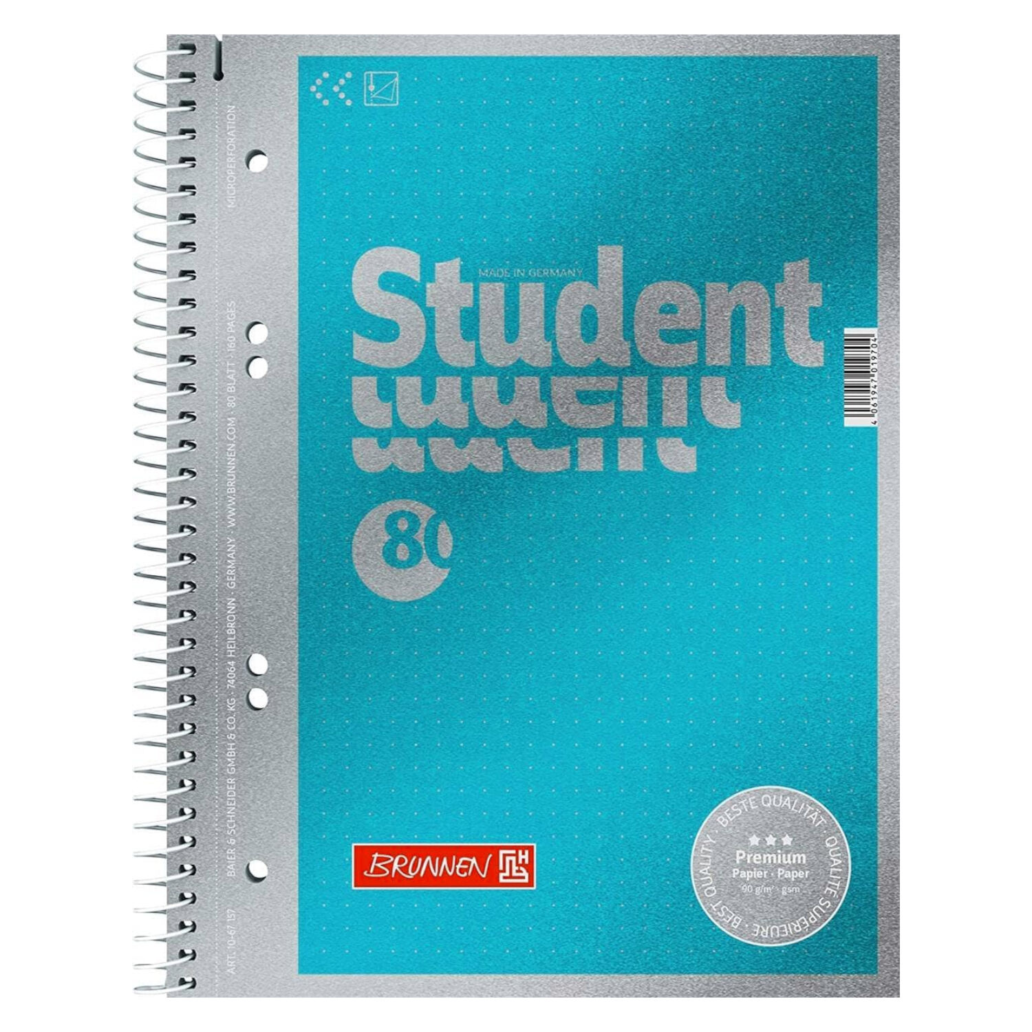 NEU Collegeblock Premium DIN A5, 80 Blatt, 90g, dotted