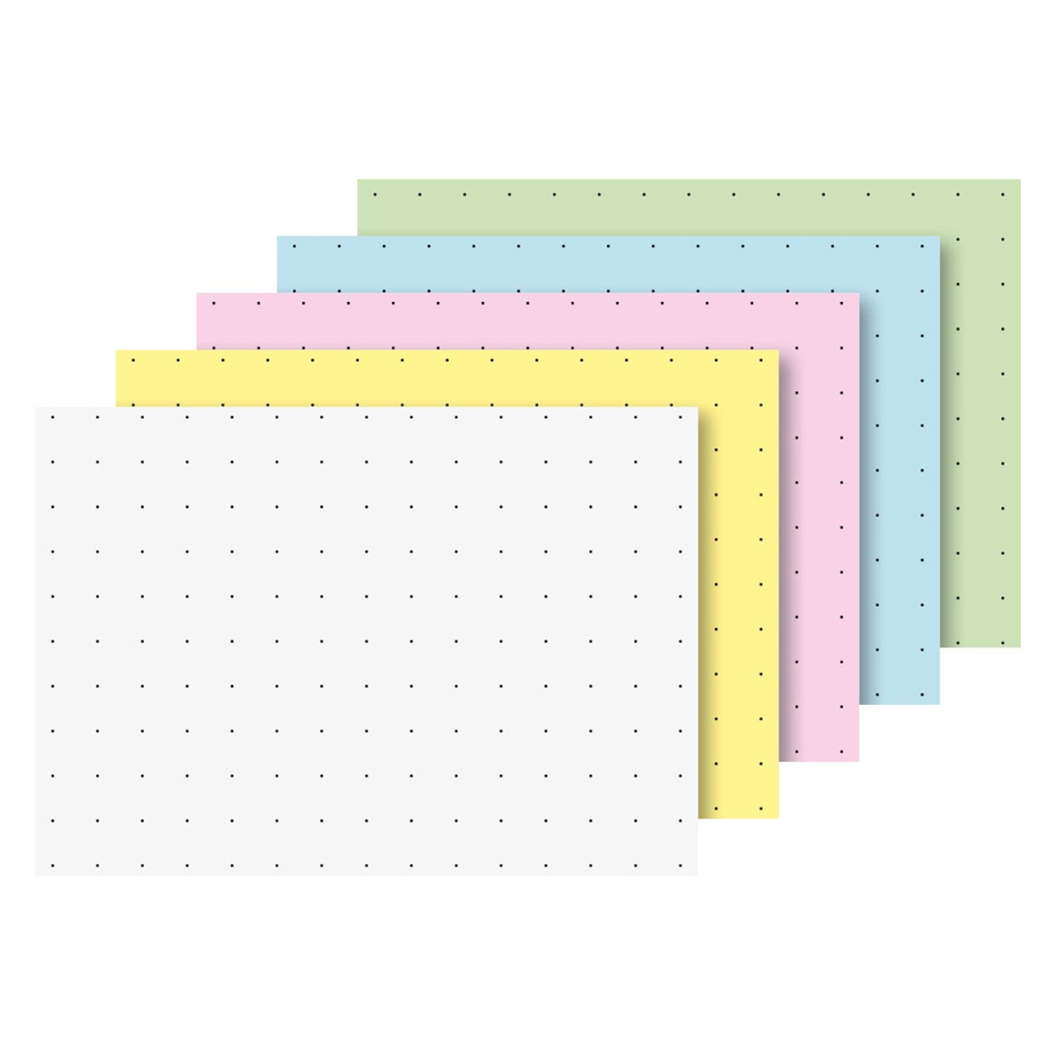 NEU Karteikarten DIN A8 dotted bunt Bild 2