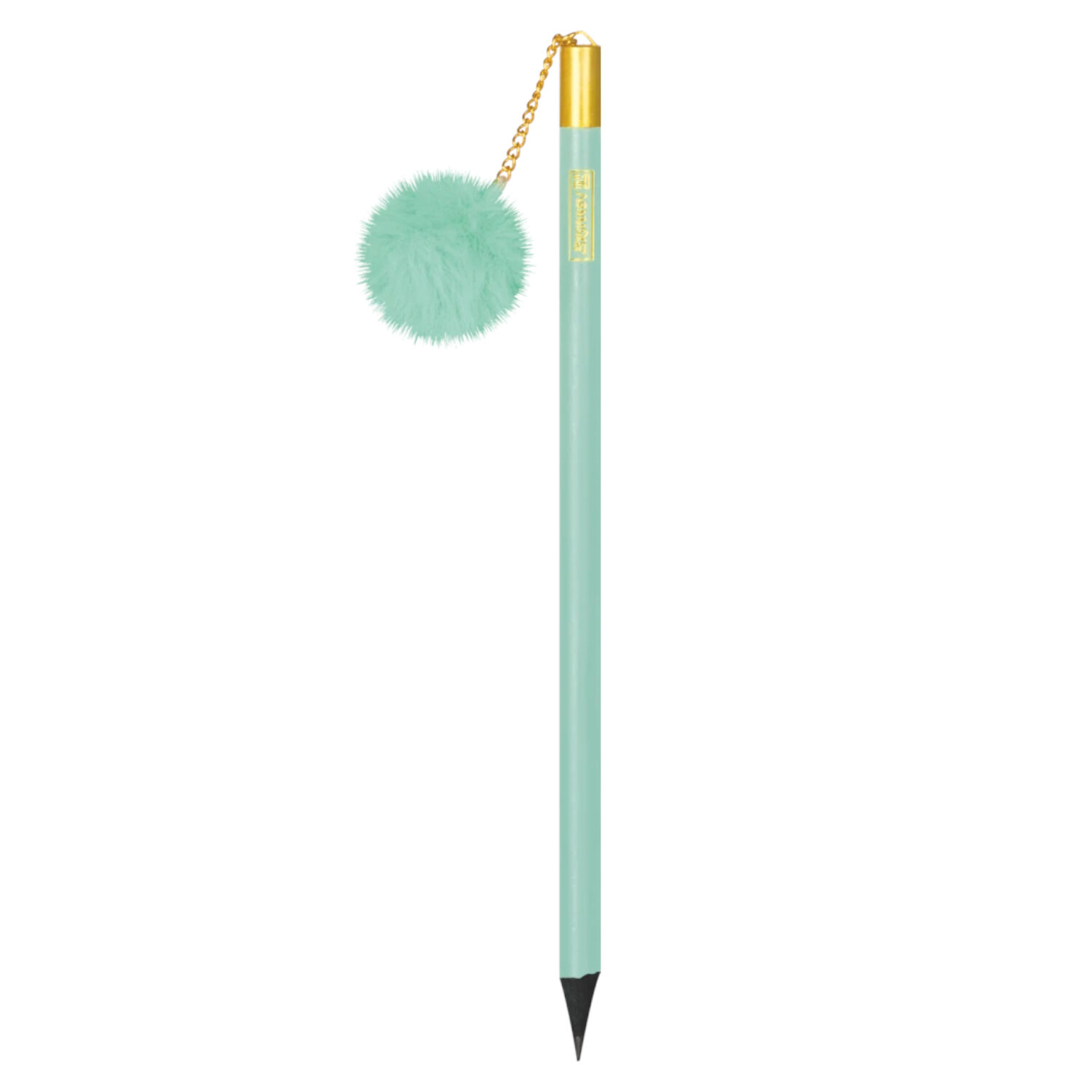 Bleistift mit Bommel, HB, mint