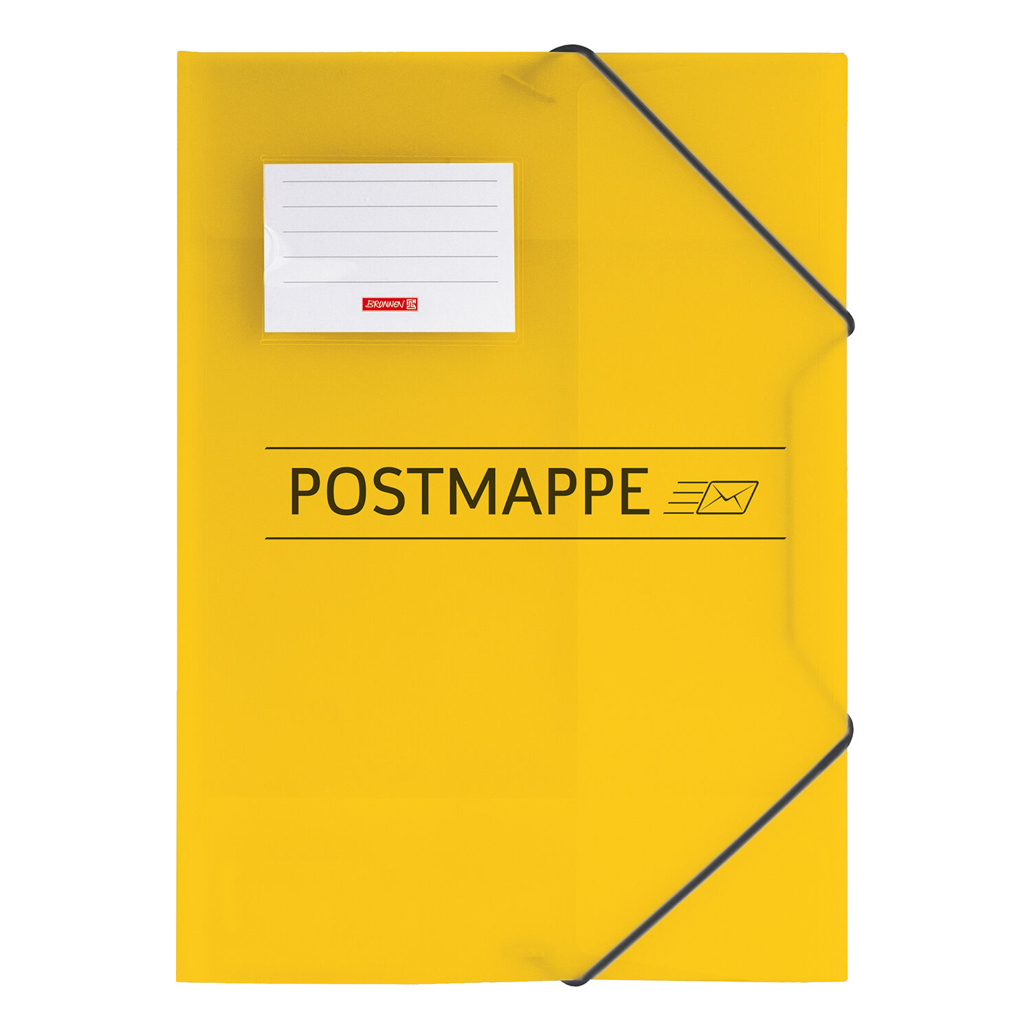 NEU Postmappe aus Kunststoff, DIN A4, mit Gummizug