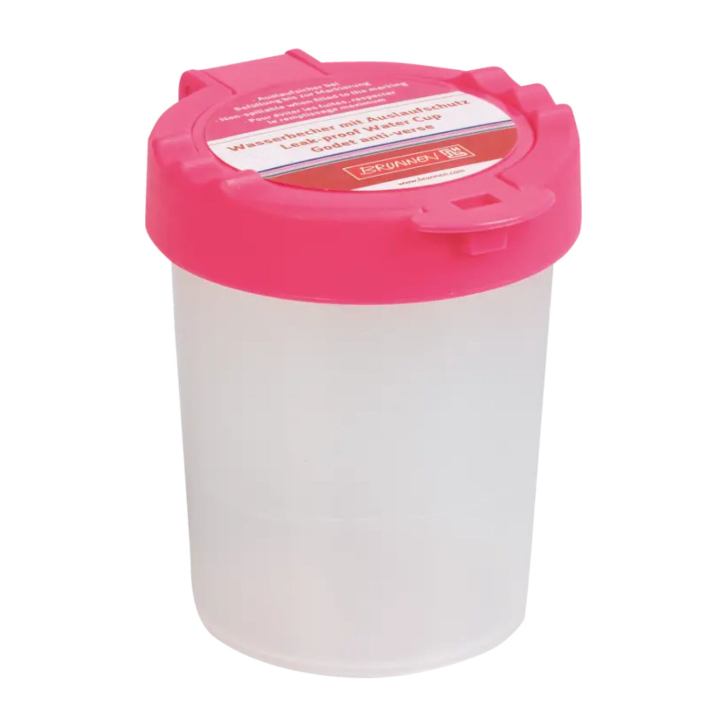 Wasserbecher mit Deckel, H�he 9 cm, Tulip