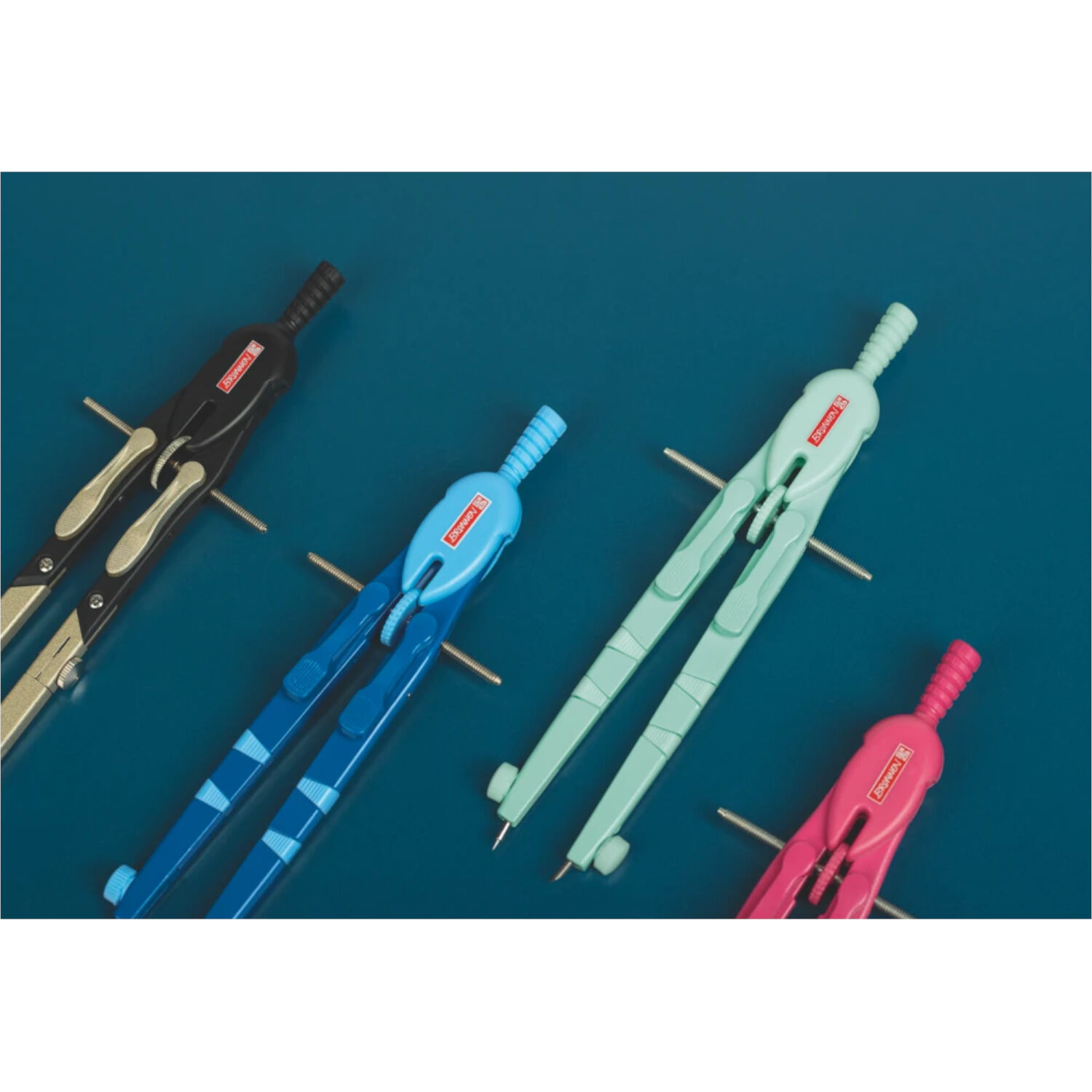 NEU Schnellverstell-Zirkel Tasten pink �370mm Bild 3