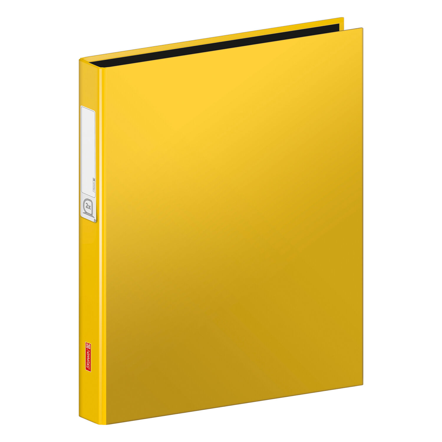 NEU Ringbuch mit 2 Ringen, DIN A4, 20mm F�llh�he, gelb