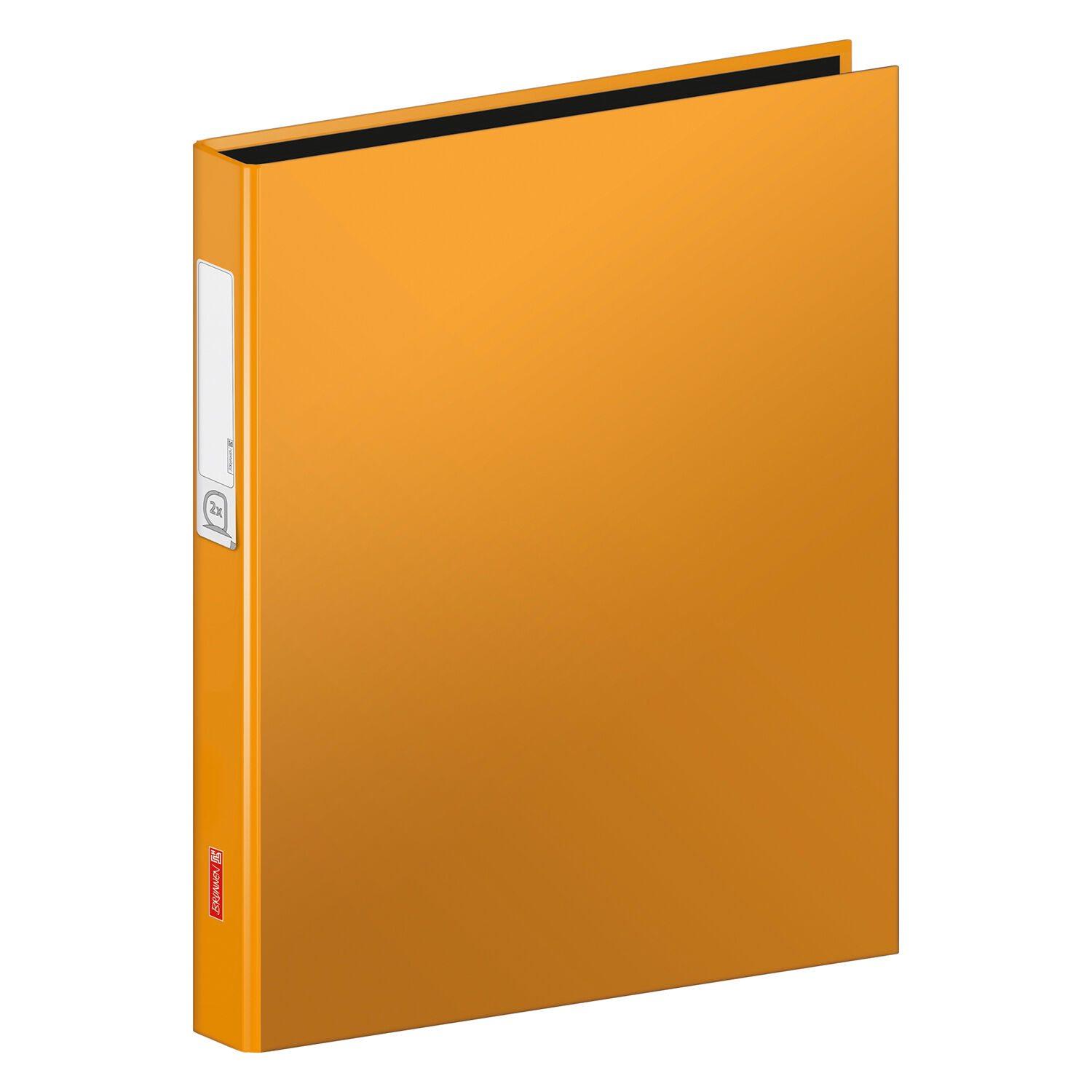 NEU Ringbuch mit 2 Ringen, DIN A4, 20mm F�llh�he, orange