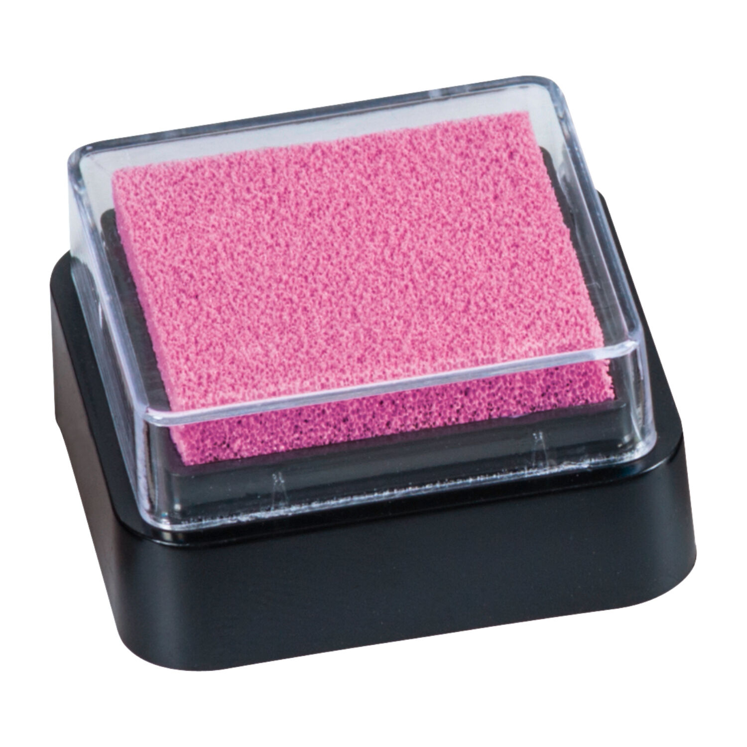 NEU Stempelkissen Mini, 3 x 3 cm, auf l/Wasser-Basis, Rosa