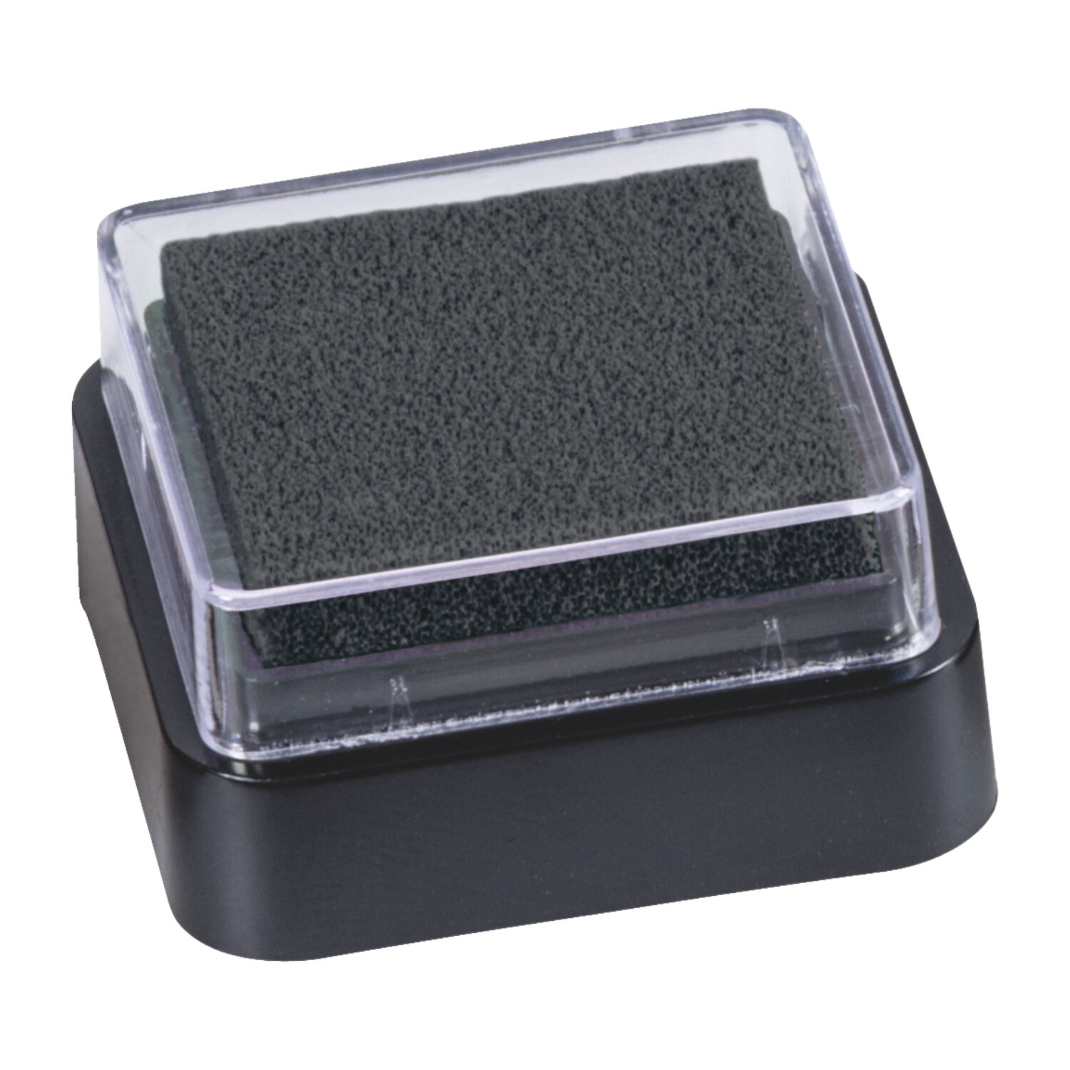 NEU Stempelkissen Mini, 3 x 3 cm, auf l/Wasser-Basis, Schwarz
