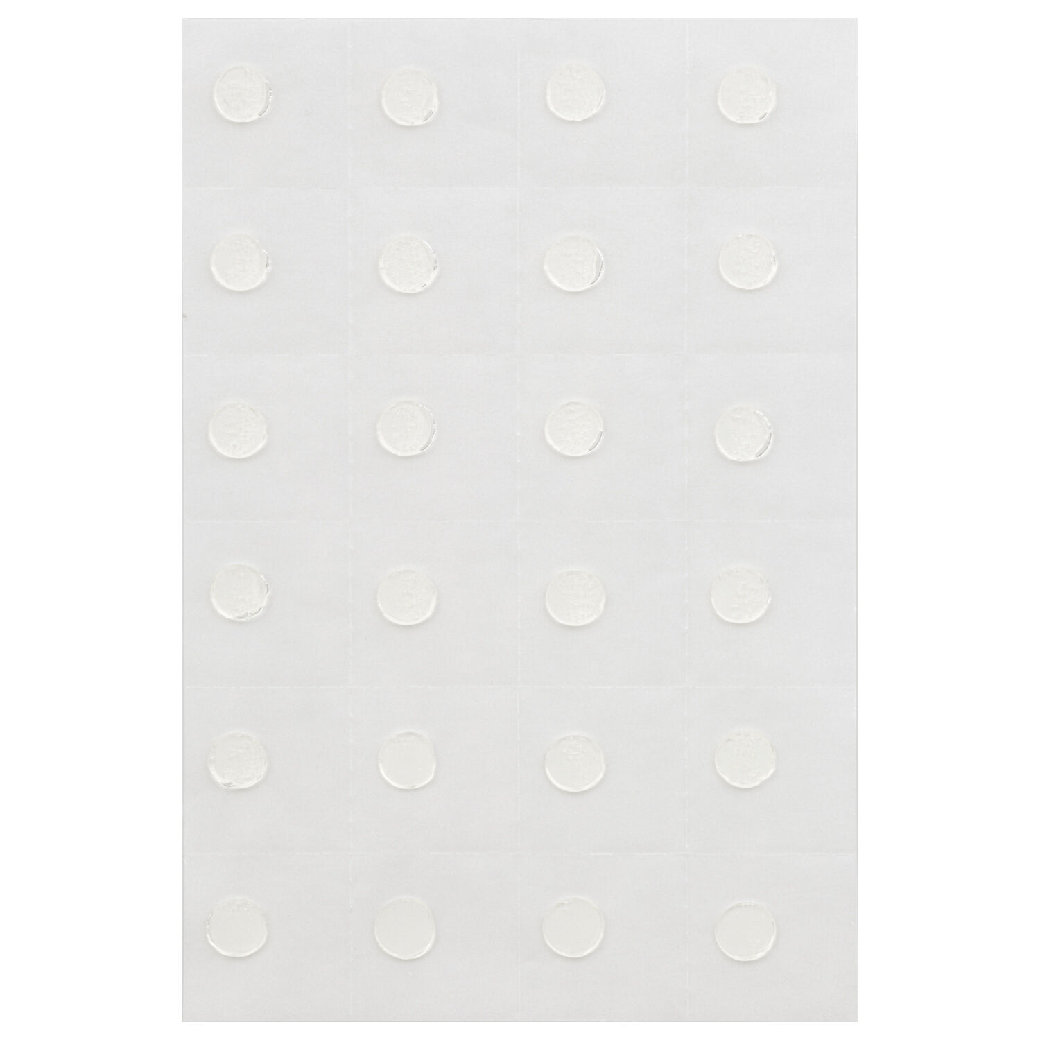 NEU Super-Klebepunkte, transparent, doppelseitig klebend, wieder ablsbar, Gre 1cm, 48 Stck