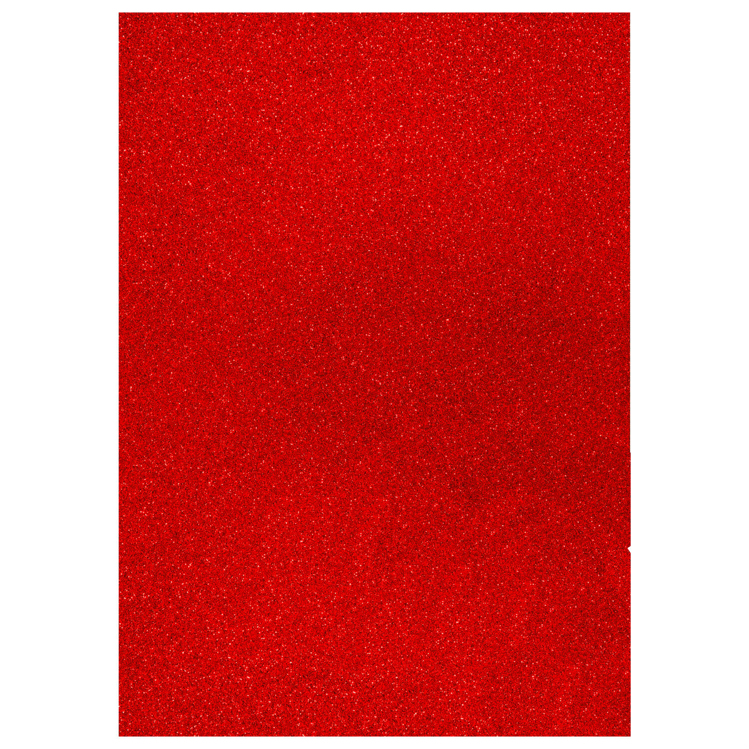 NEU Glitter-Karton, 200 g/qm, einseitig mit Glitzer, DIN A4, Rot
