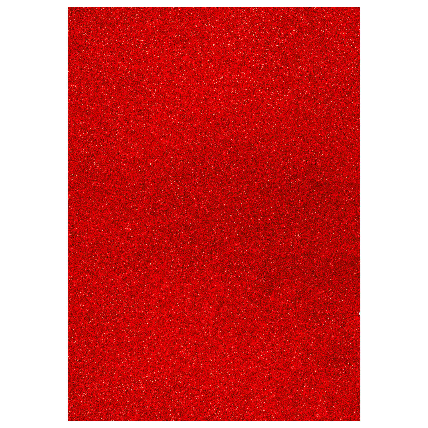 NEU Glitter-Karton, 200 g/qm, einseitig mit Glitzer, DIN A4, Rot