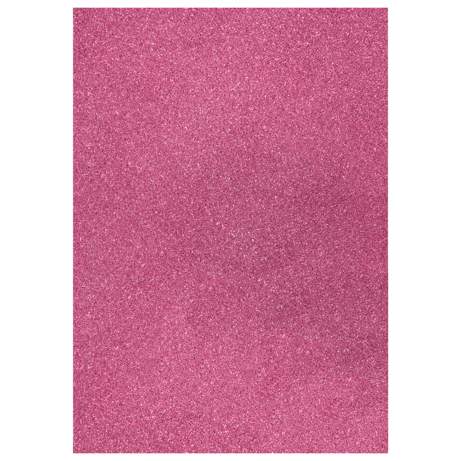 NEU Glitter-Karton, 200 g/qm, einseitig mit Glitzer, DIN A4, Rosa