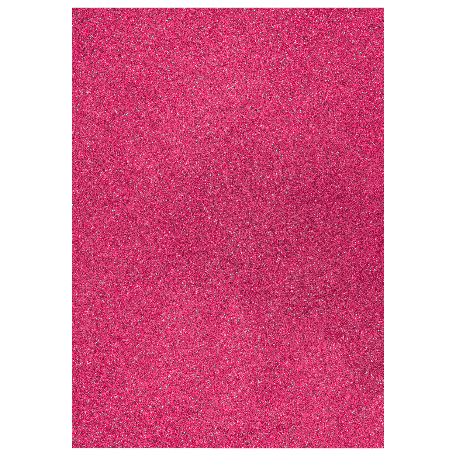 NEU Glitter-Karton, 200 g/qm, einseitig mit Glitzer, DIN A4, Fuchsia