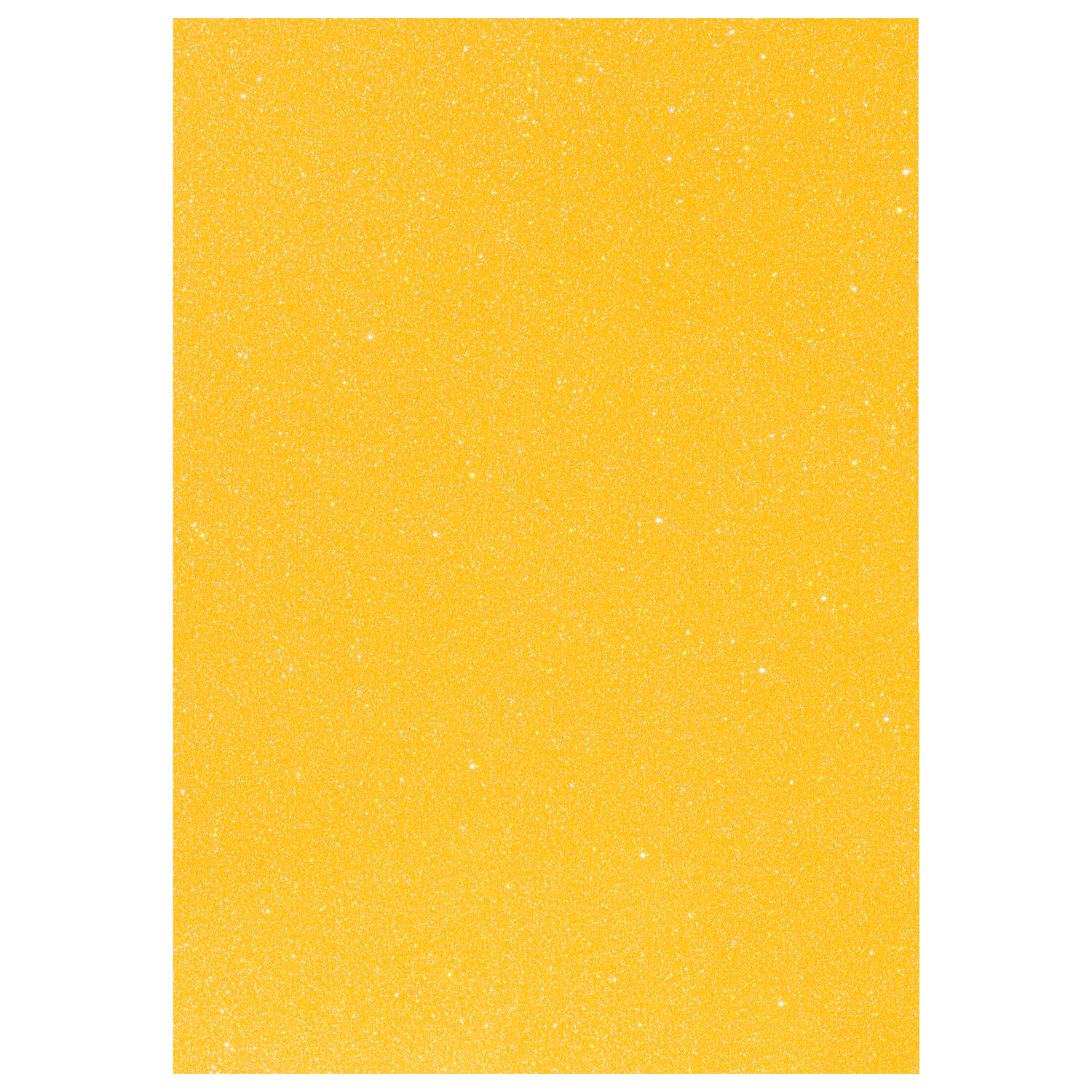NEU Glitter-Karton, 200 g/qm, einseitig mit Glitzer, DIN A4, Gelb Irisierend