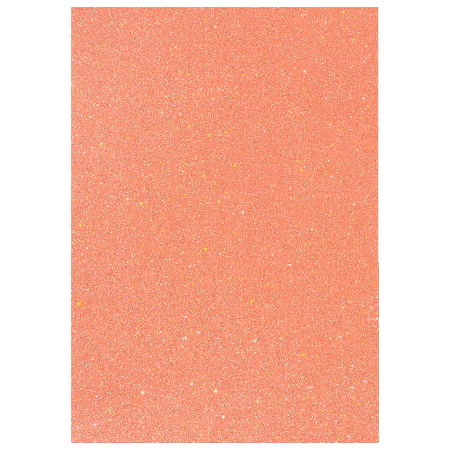 NEU Glitter-Karton, 200 g/qm, einseitig mit Glitzer, DIN A4, Apricot Irisierend