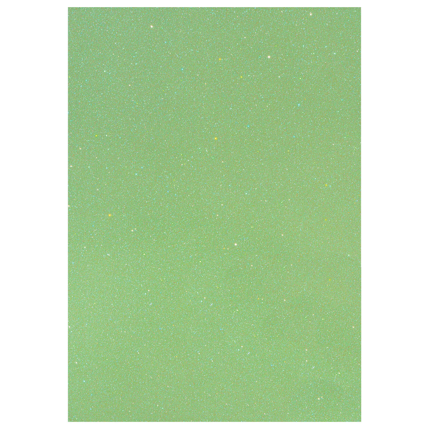 NEU Glitter-Karton, 200 g/qm, einseitig mit Glitzer, DIN A4, Hellgrn Irisierend