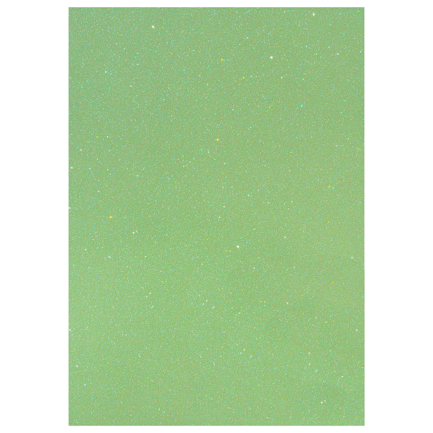 NEU Glitter-Karton, 200 g/qm, einseitig mit Glitzer, DIN A4, Hellgrn Irisierend