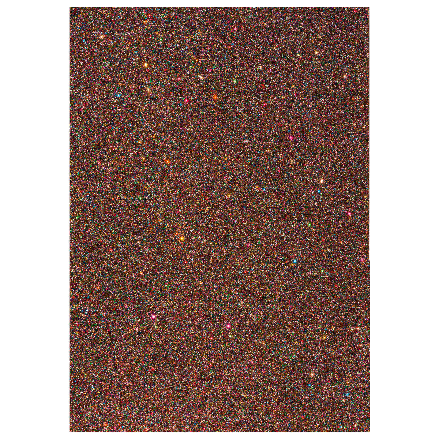 NEU Glitter-Karton, 200 g/qm, einseitig mit Glitzer, DIN A4, Confetti