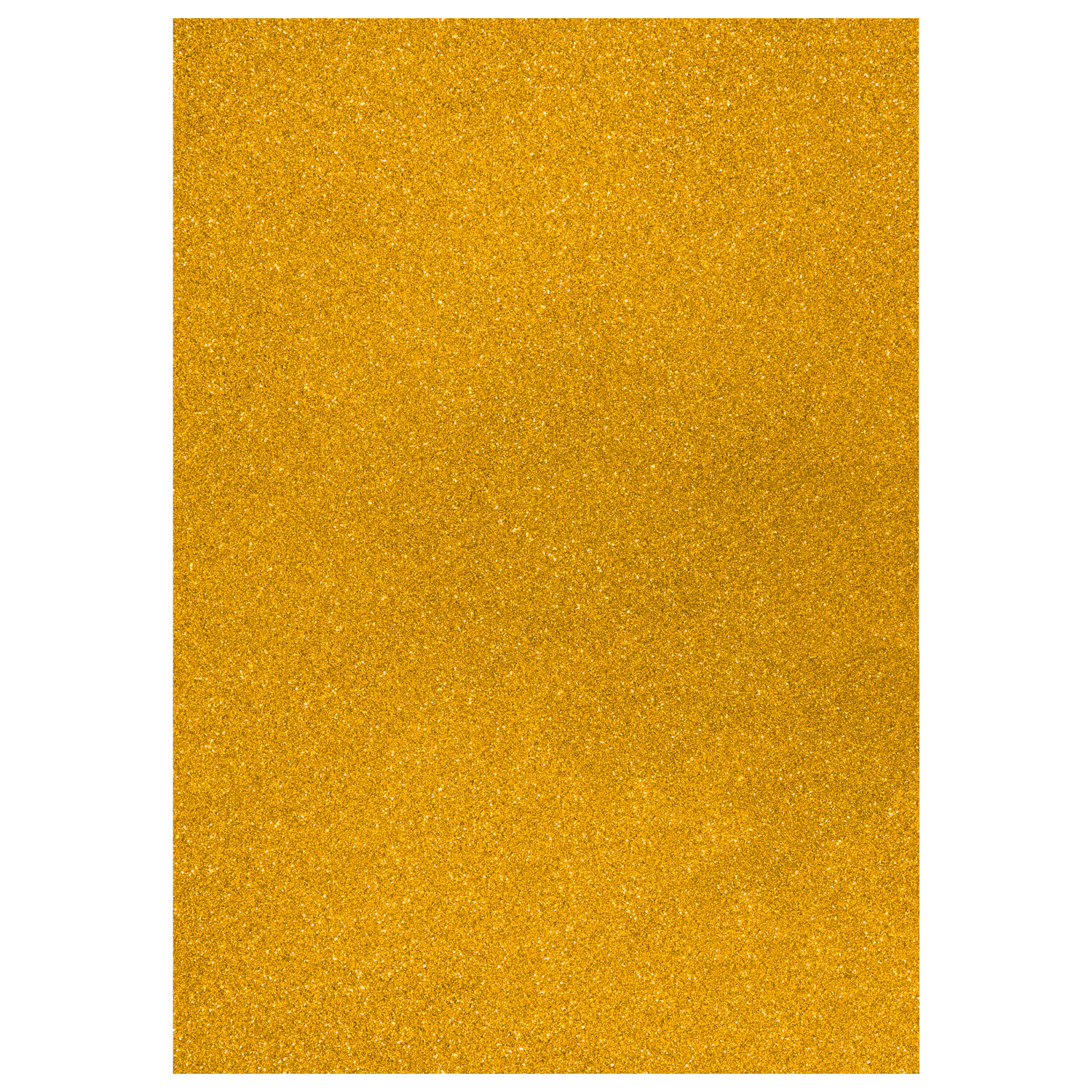 NEU Glitter-Karton, 200 g/qm, einseitig mit Glitzer, DIN A4, Gelbgold