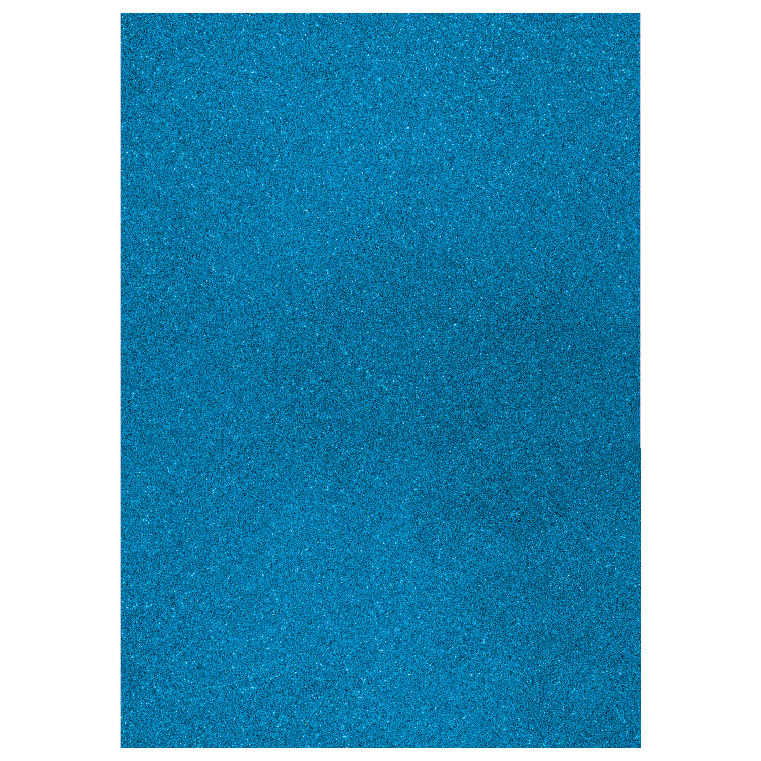 NEU Glitter-Karton, 200 g/qm, einseitig mit Glitzer, DIN A4, Pfauenblau