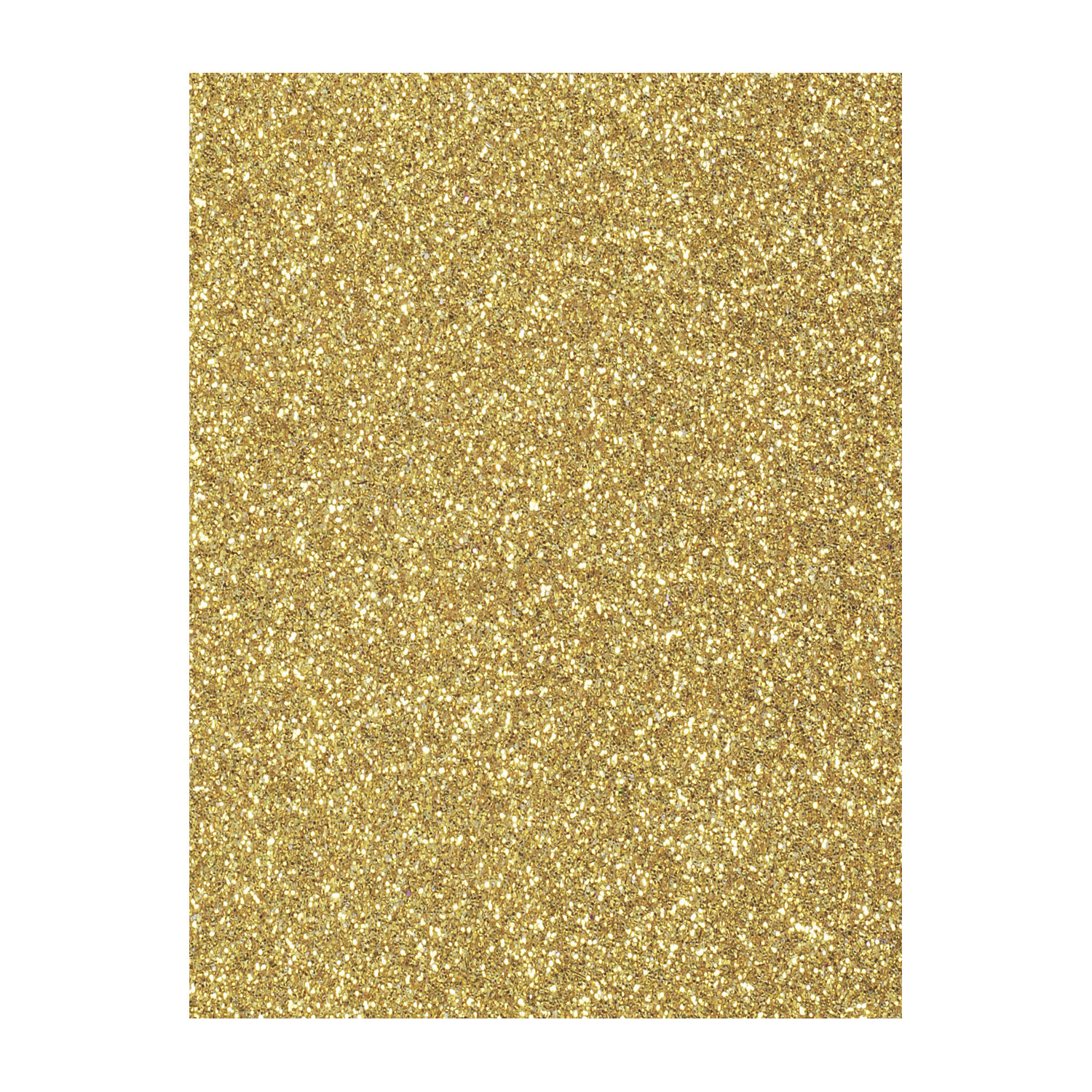 NEU Moosgummiplatte, Glitzer / Glitter, Strke 2mm, Gre 20x30cm, goldgelb