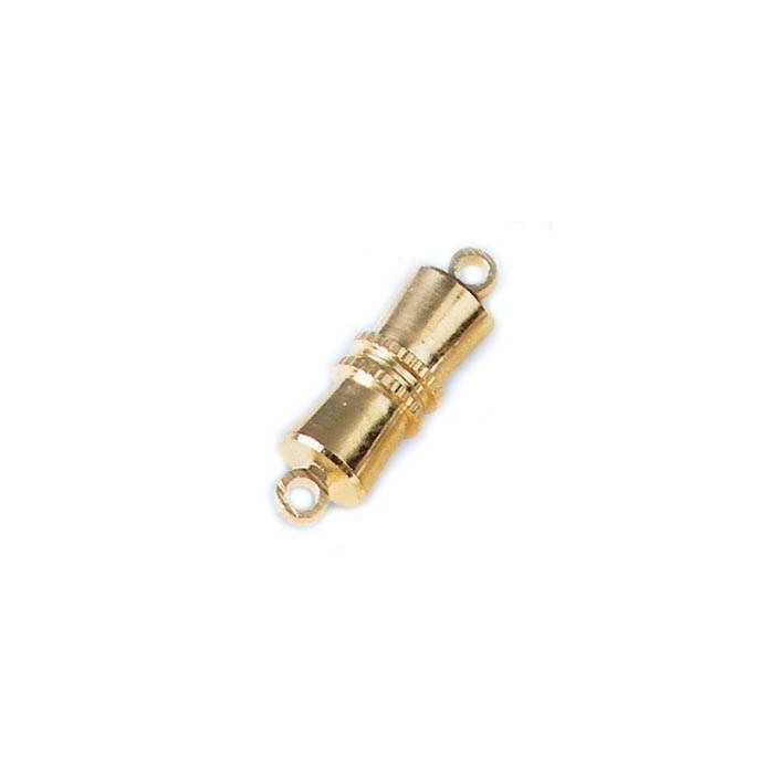SALE Magnetverschluss glatt, Gre ca. 16mm, Gold, 2 Stk
