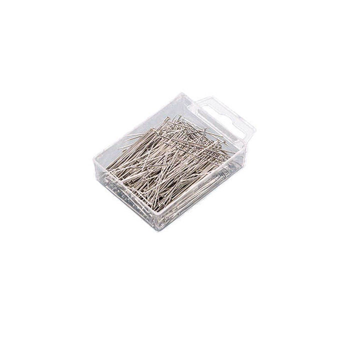 Stecknadeln aus Stahl, 100 Stück, Länge: 37 mm