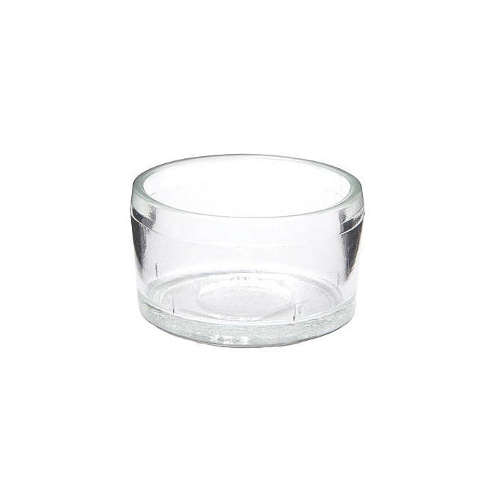 Teelichtglas, 1 Stck, Hhe: 2cm