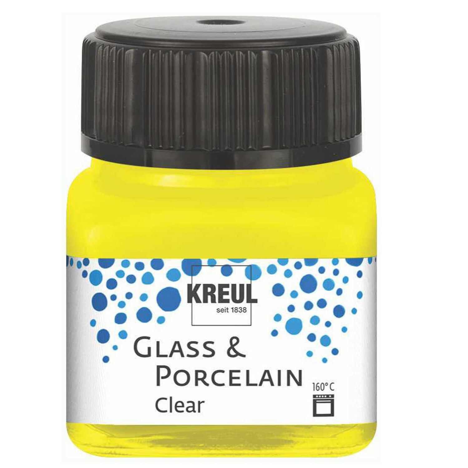 Glass & Porcelain Clear, 20ml Gelb