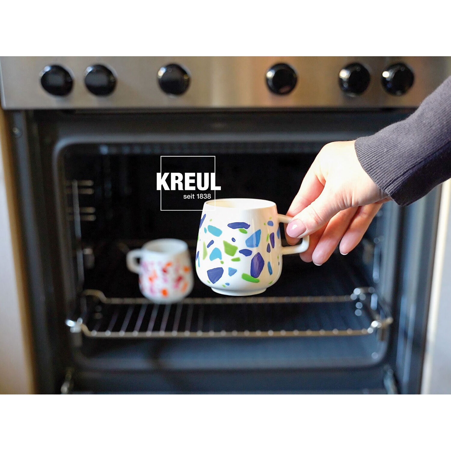 NEU KREUL Glass & Porcelain Classic Set Color Living 6 x 20 ml Bild 3