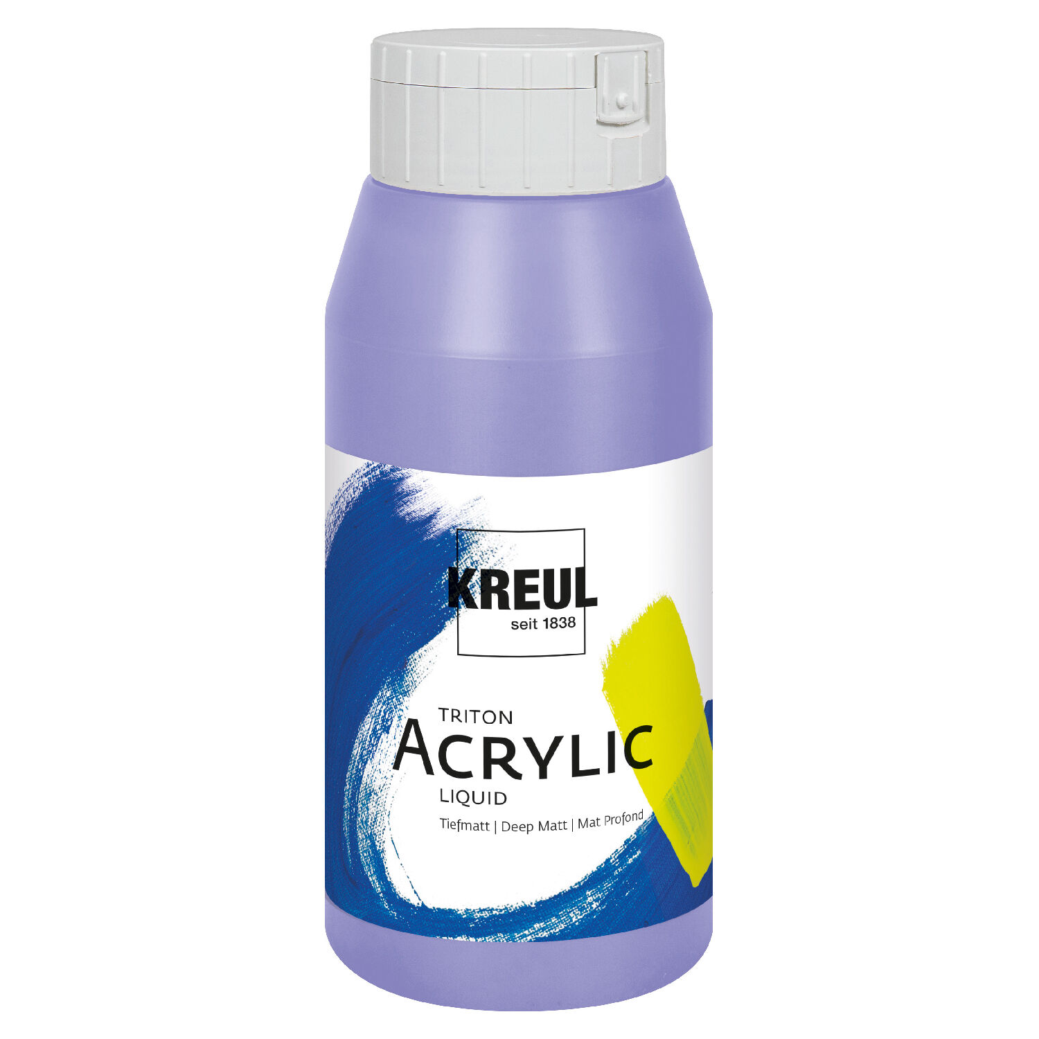NEU Kreul Triton Acrylfarbe, 750 ml, Lavendel