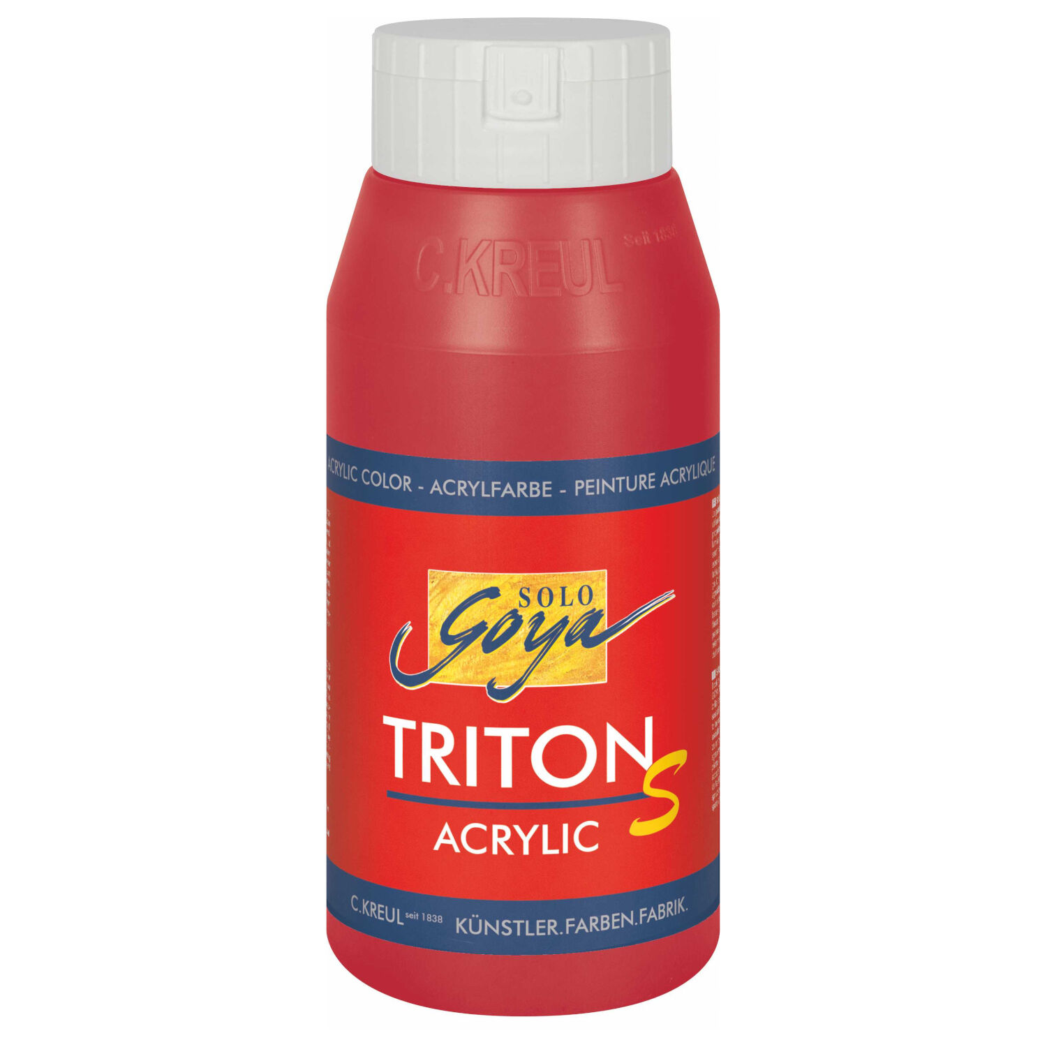 SALE Kreul Triton S / Acrylfarbe Glanzeffekt, 750ml, Karmin