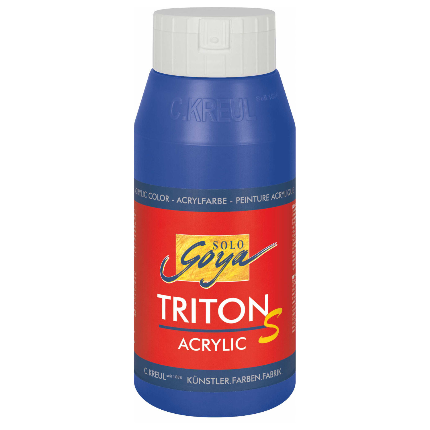 SALE Kreul Triton S / Acrylfarbe Glanzeffekt, 750ml, Ultramarinblau