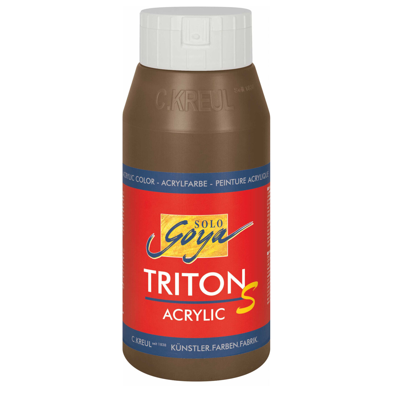 SALE Kreul Triton S / Acrylfarbe Glanzeffekt, 750ml, Havannabraun
