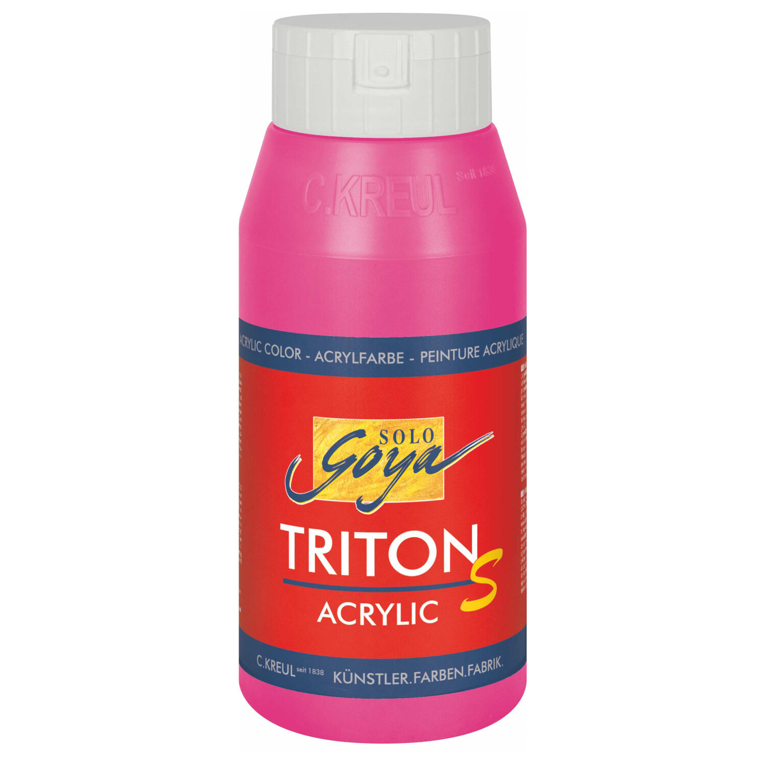 SALE Kreul Triton S / Acrylfarbe Glanzeffekt, 750ml, Violettrot
