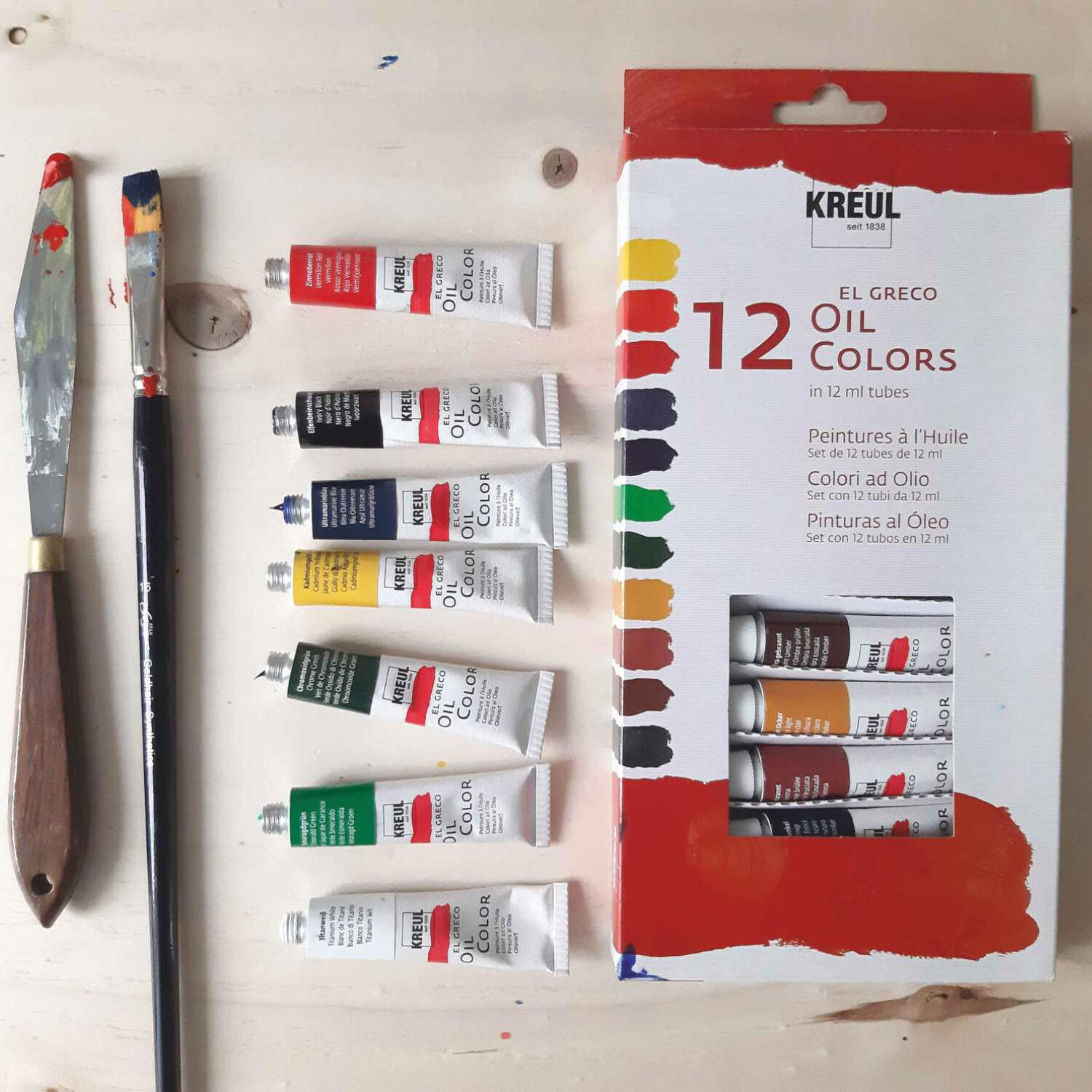 KREUL El Greco �lfarben Set, 12 x 12 ml Tuben Bild 2