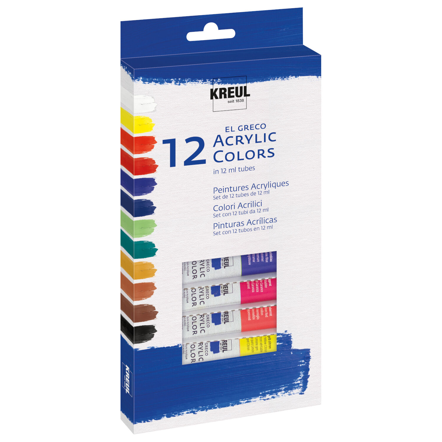 EL GRECO Acrylfarben 12er Set
