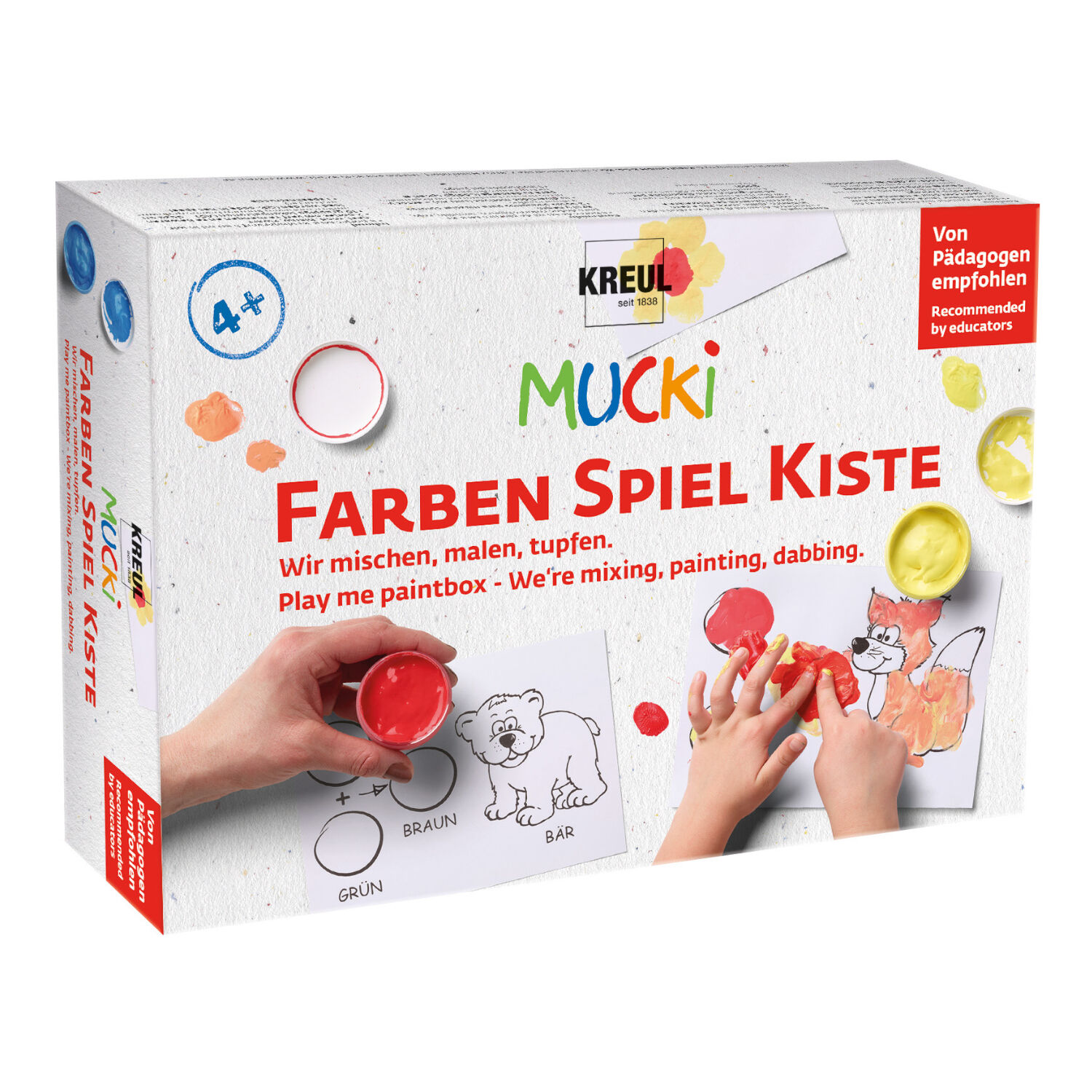 MUCKI Set Wir mischen, malen, tupfen, 18-teilig