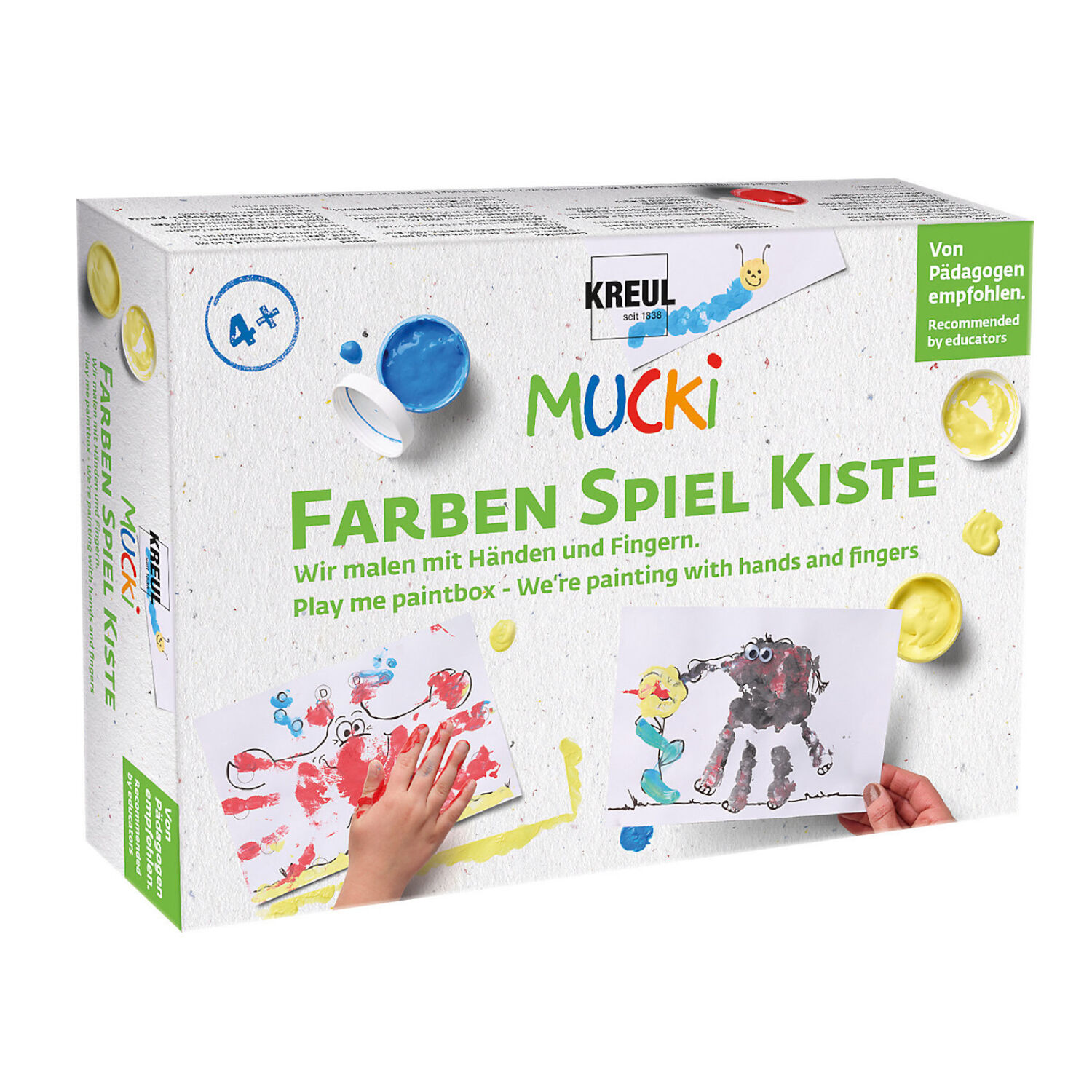 MUCKI Set Wir malen mit Hnden und Fingern