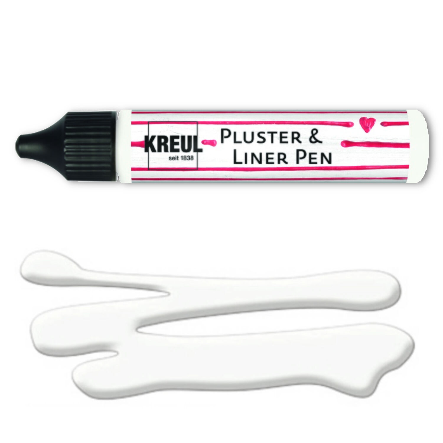 Kreul Pluster & Liner Pen, 29 ml, Wei