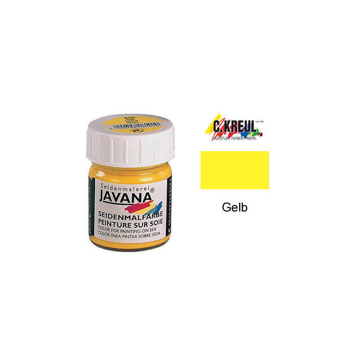 Javana Seidenmalfarbe 50ml Gelb