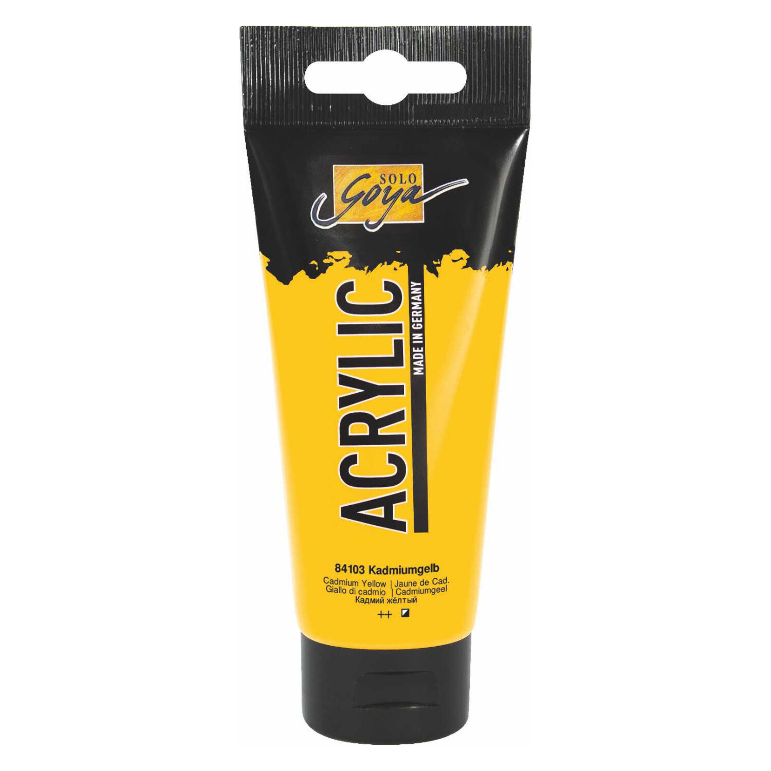 Kreul Solo Goya Acrylic Acrylfarbe, 100 ml, Kadmiumgelb