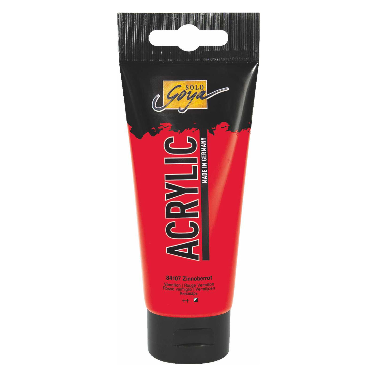 Kreul Solo Goya Acrylic Acrylfarbe, 100 ml, Zinnoberrot