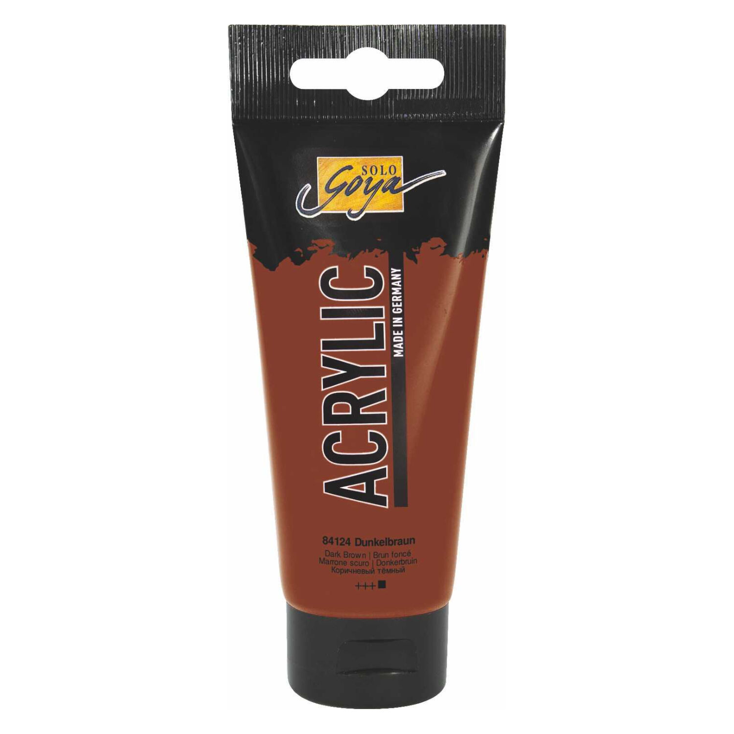 Kreul Solo Goya Acrylic Acrylfarbe, 100 ml, Dunkelbraun