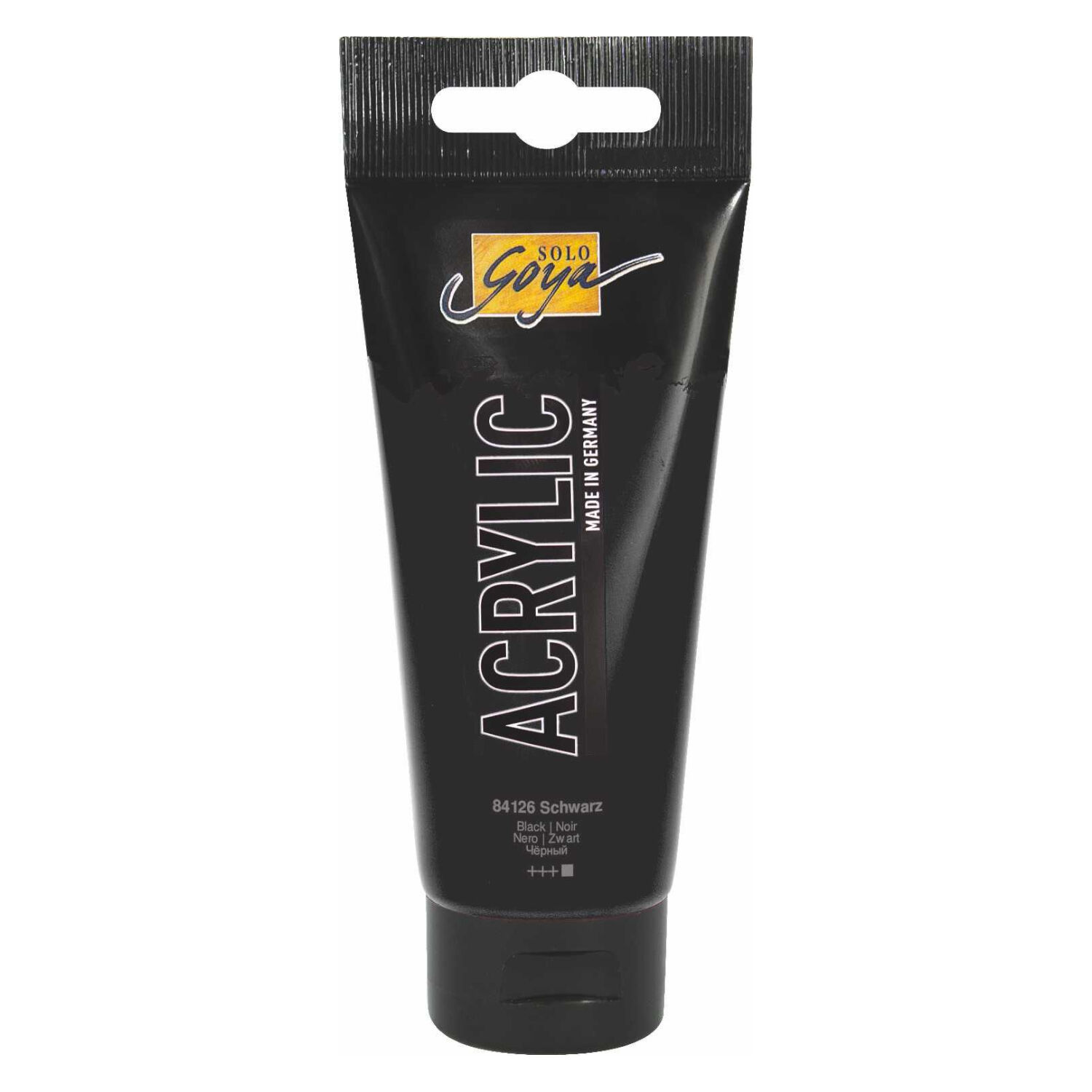 Kreul Solo Goya Acrylic Acrylfarbe, 100 ml, Schwarz
