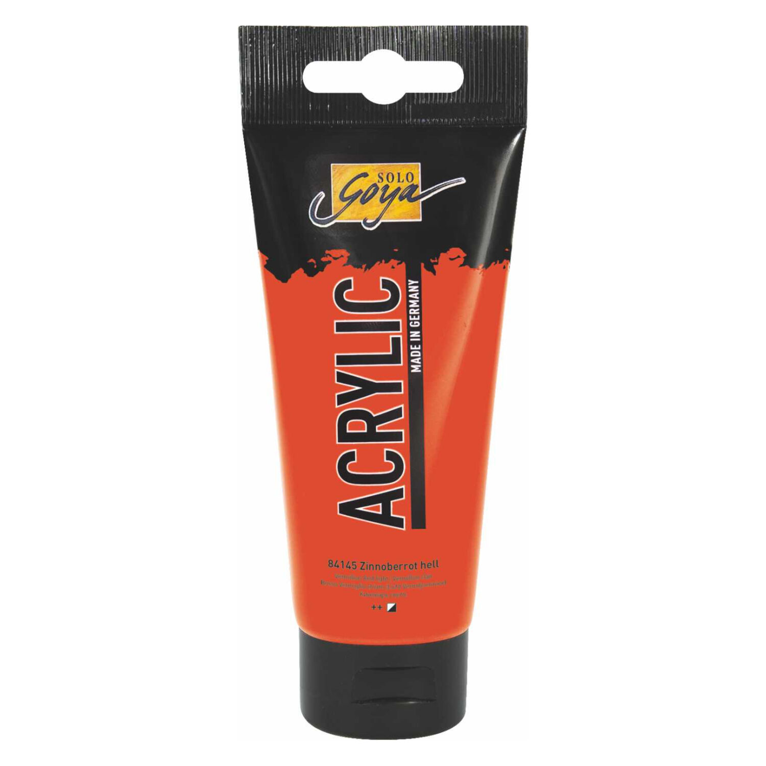 Kreul Solo Goya Acrylic Acrylfarbe, 100 ml, Zinnoberrot hell