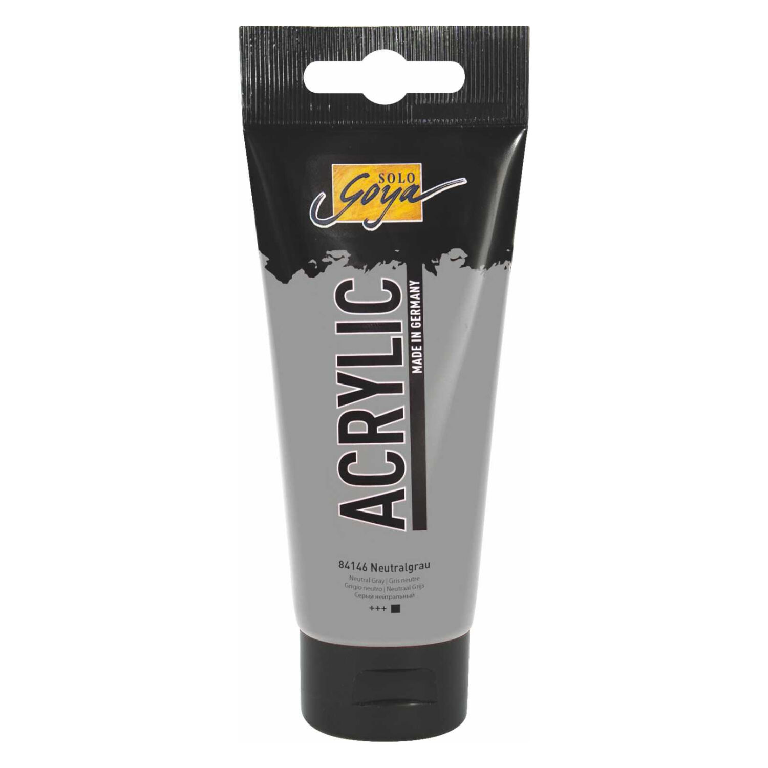 Kreul Solo Goya Acrylic Acrylfarbe, 100 ml, Neutralgrau