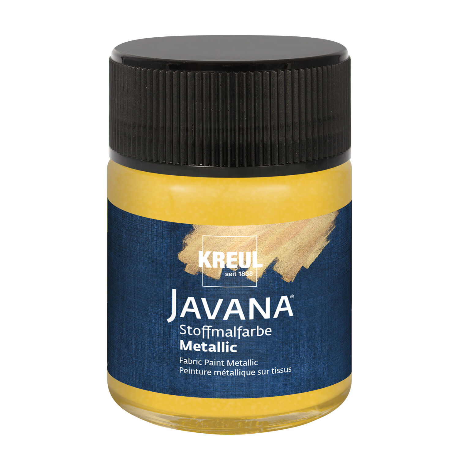 JAVANA Tex Stoffmalfarbe Metallic Gold 50ml
