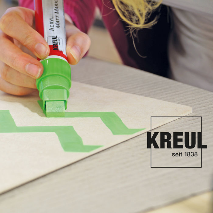 Kreul Acryl Marker Metallic, 2-4mm Gold Bild 2